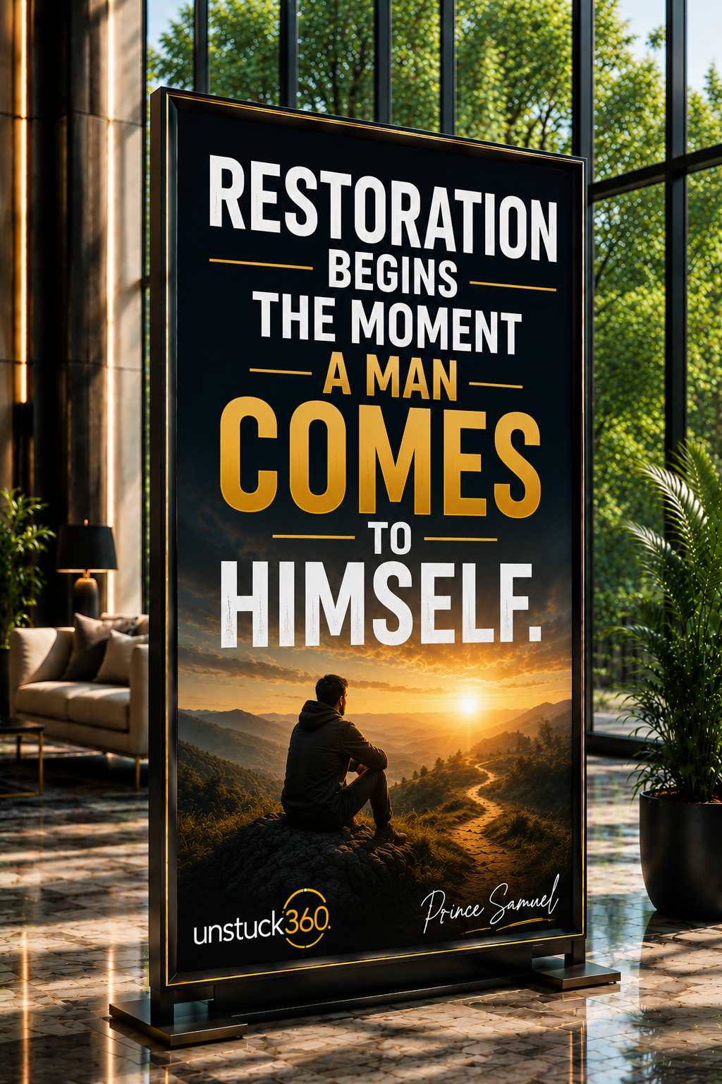 "Restoration begins the moment a man comes to himself."
Most people are looking for restoration in...