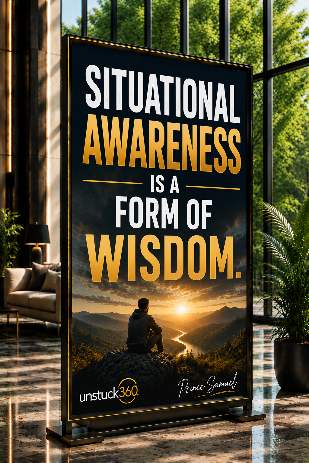 "Situational awareness is a form of wisdom."
Wisdom is not just about what you know.
It is also a...