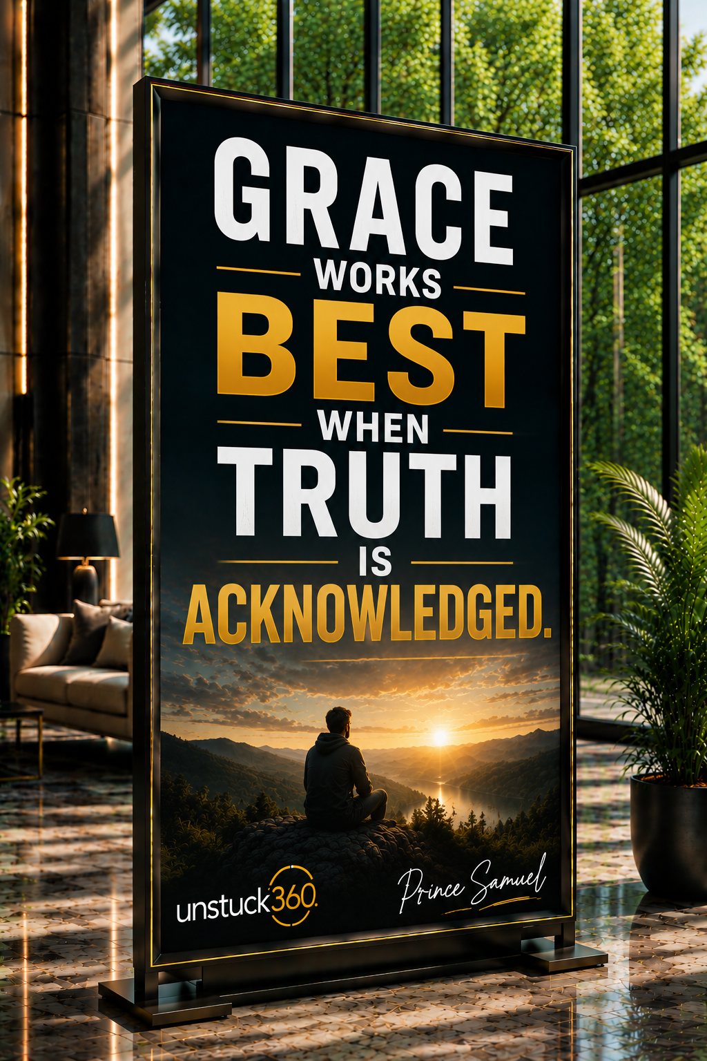 "Grace works best when truth is acknowledged."
Grace is powerful but it works best in an environmen...