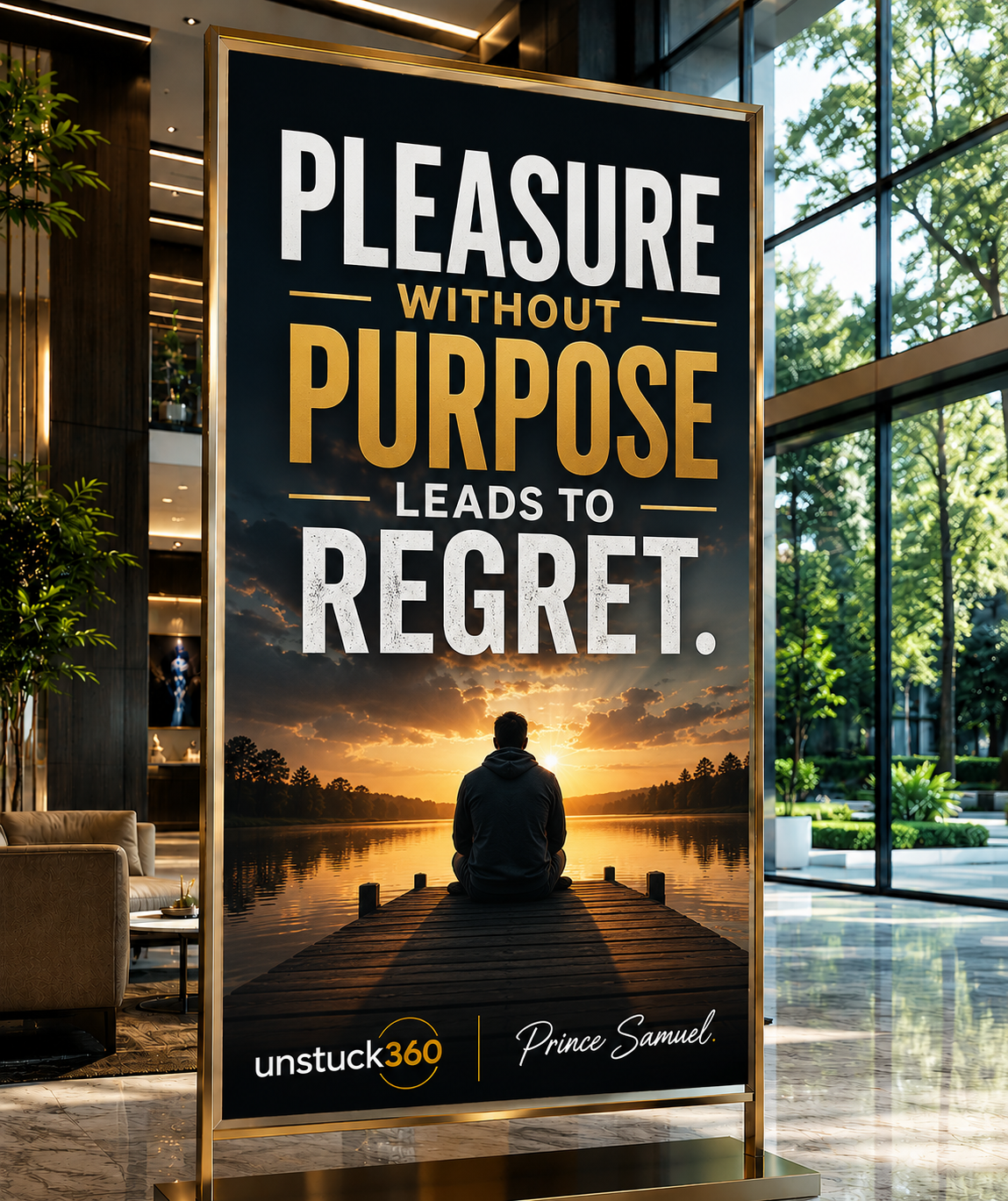 "Pleasure without purpose leads to regret."
When pleasure becomes the only goal, enjoyment eventual...