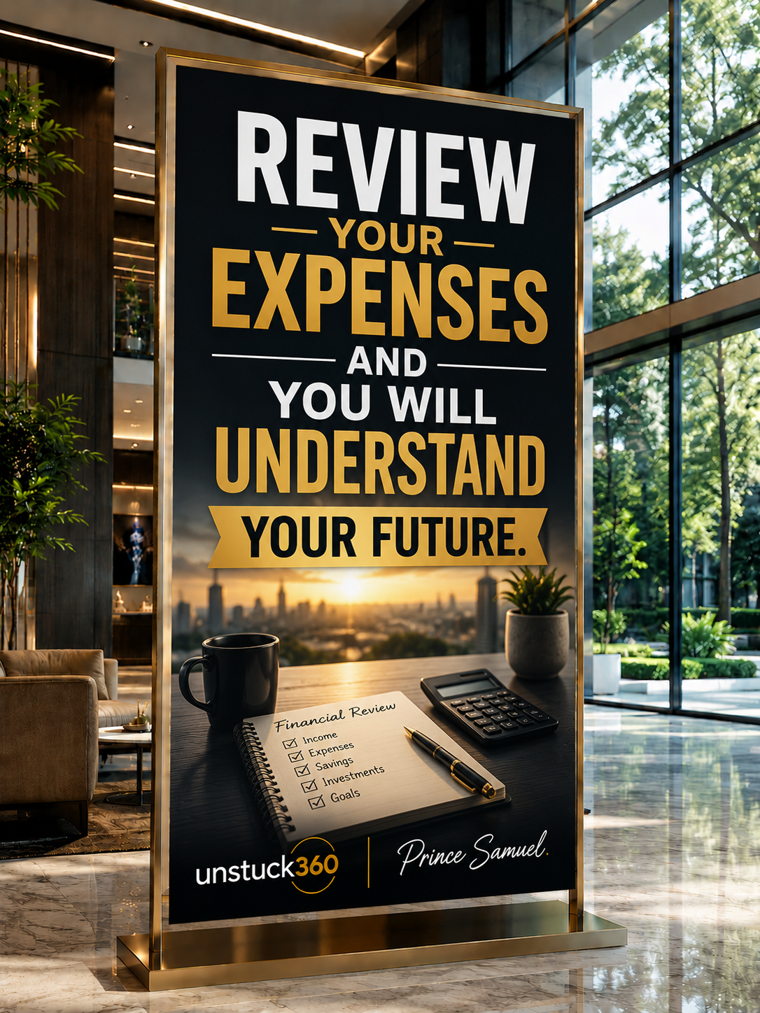 "Review your expenses and you will understand your future."
What you spend consistently is what you...