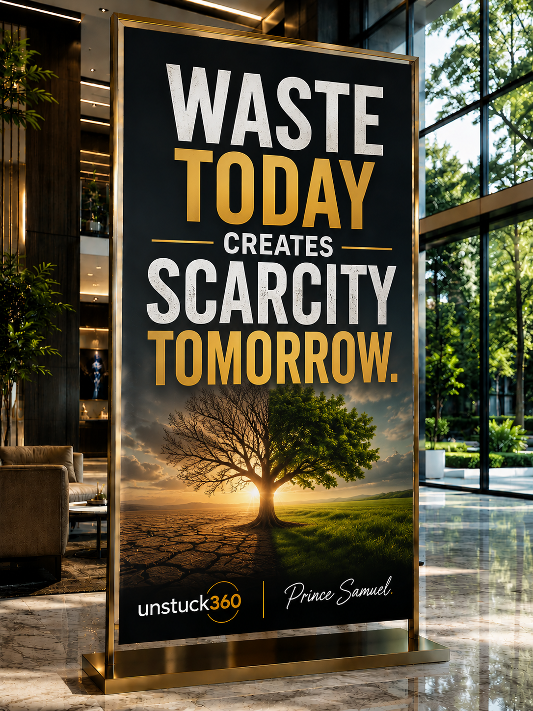 "Waste today creates scarcity tomorrow."
Scarcity rarely shows up suddenly.
It builds quietly thr...