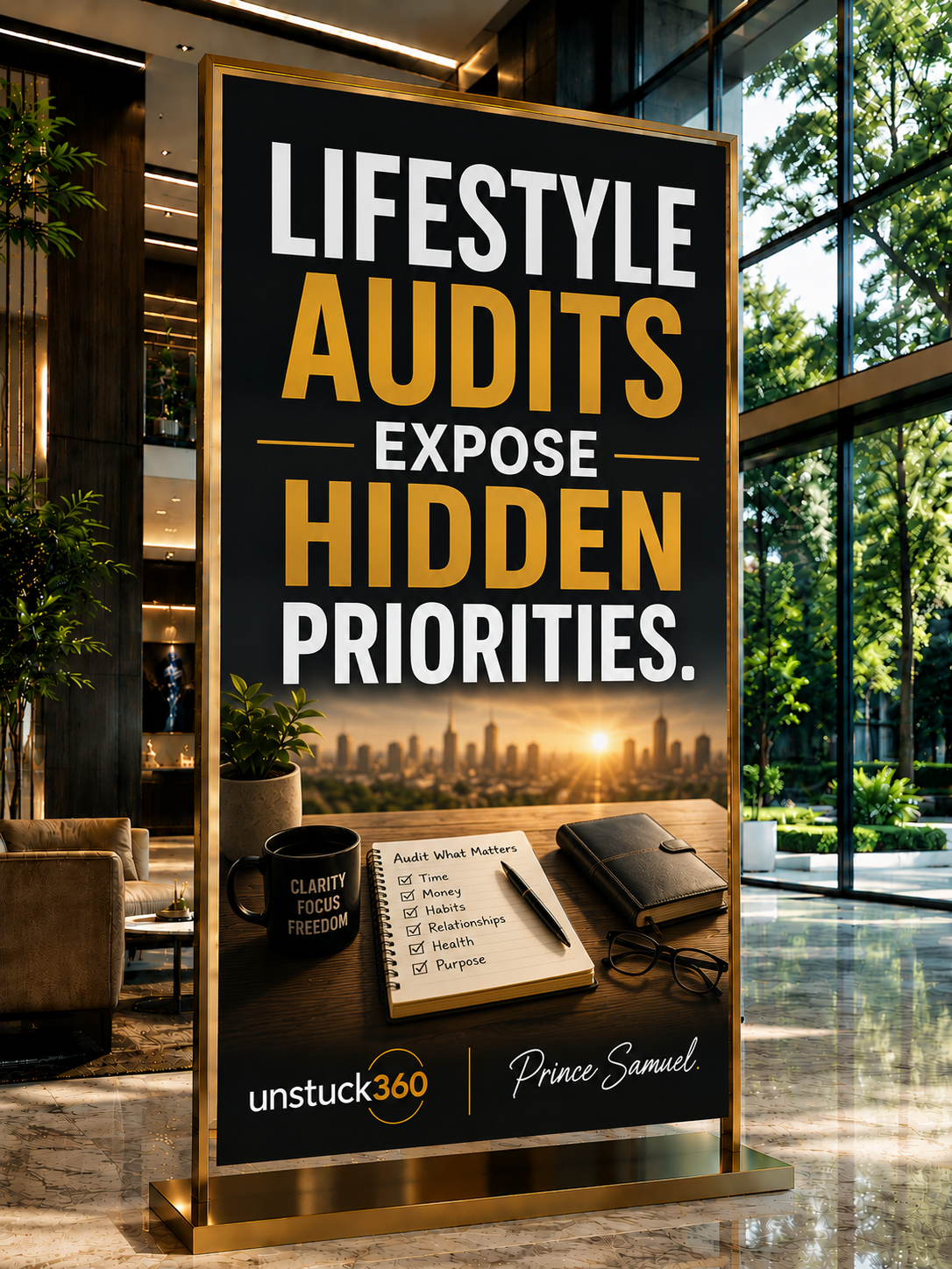 "Lifestyle audits expose hidden priorities."
Most people are surprised by what a lifestyle audit re...