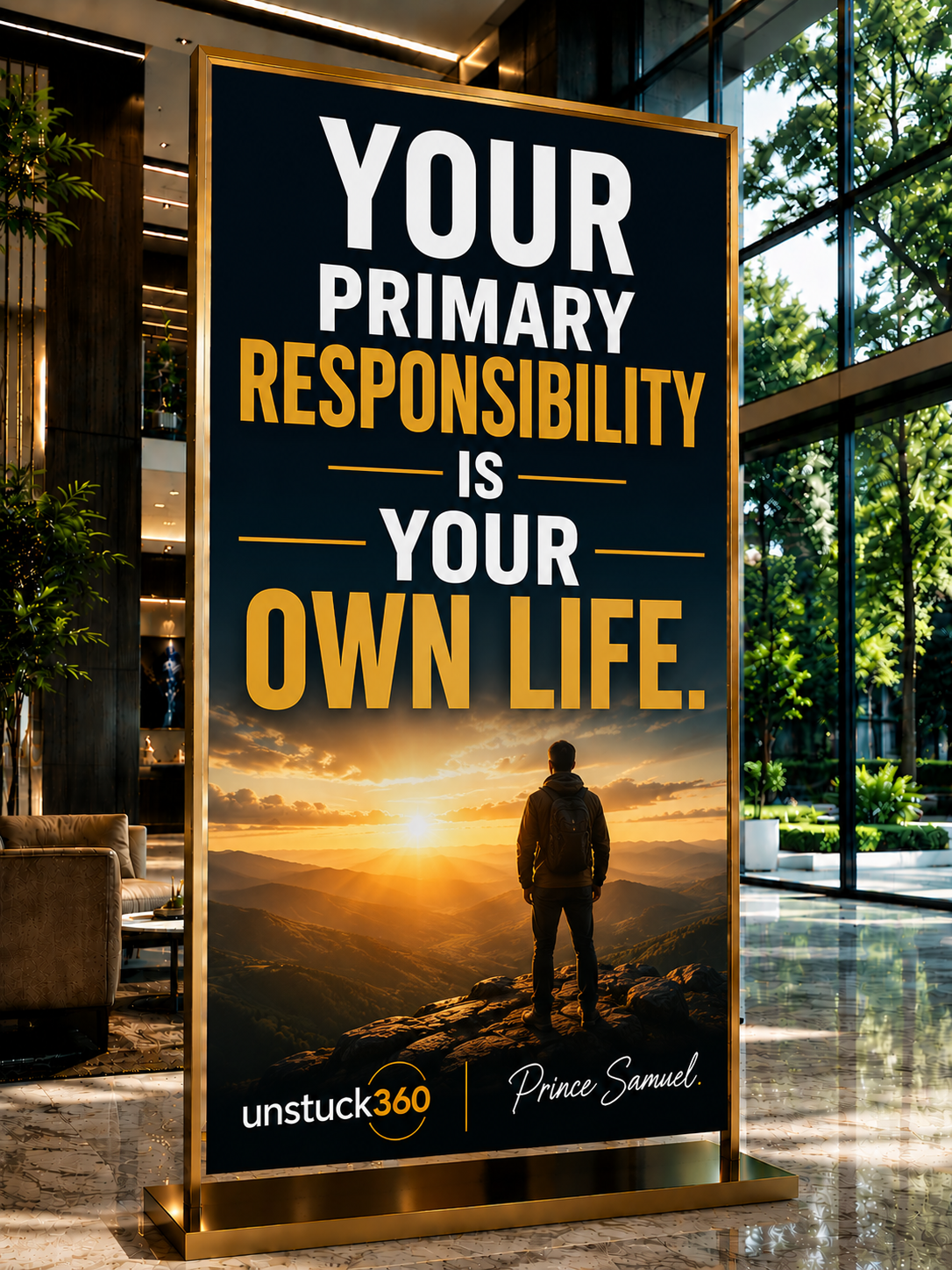 "Your primary responsibility is your own life."
Many people spend so much energy managing other peo...