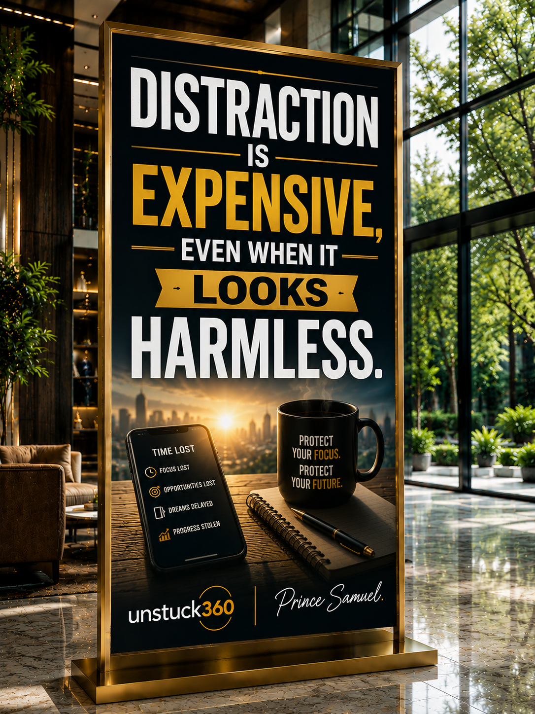 "Distraction is expensive, even when it looks harmless."
Most distractions do not announce themselv...