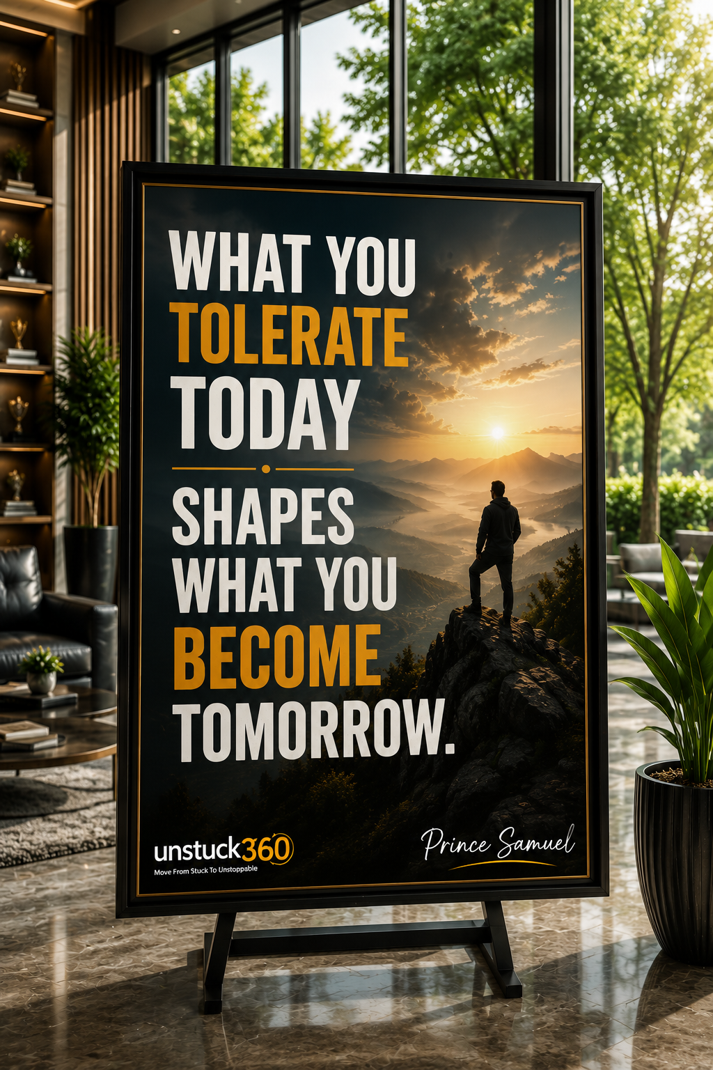 "What you tolerate today shapes what you become tomorrow."
Tolerance is not always a strength.
Wh...