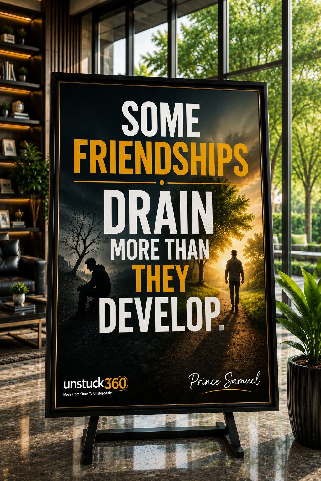 "Some friendships drain more than they develop."
A friendship that consistently drains your energy,...