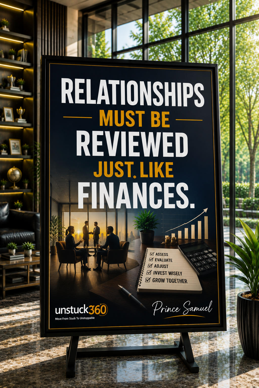 "Relationships must be reviewed just like finances."
A relationship that is consistently costing yo...