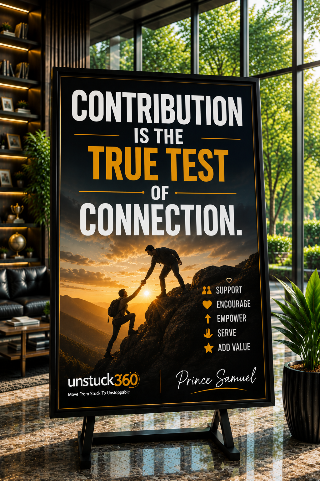 "Contribution is the true test of connection."
Presence alone does not make a connection real.
Wh...