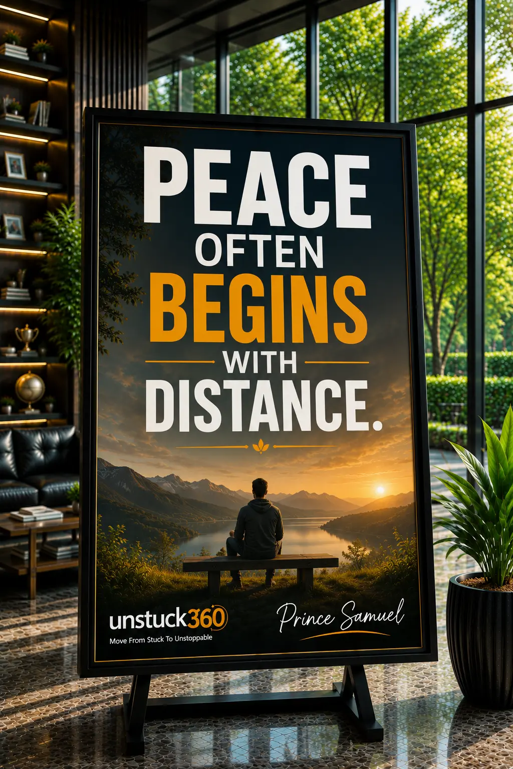 "Peace often begins with distance."
Many people are waiting for their peace to be restored by someo...