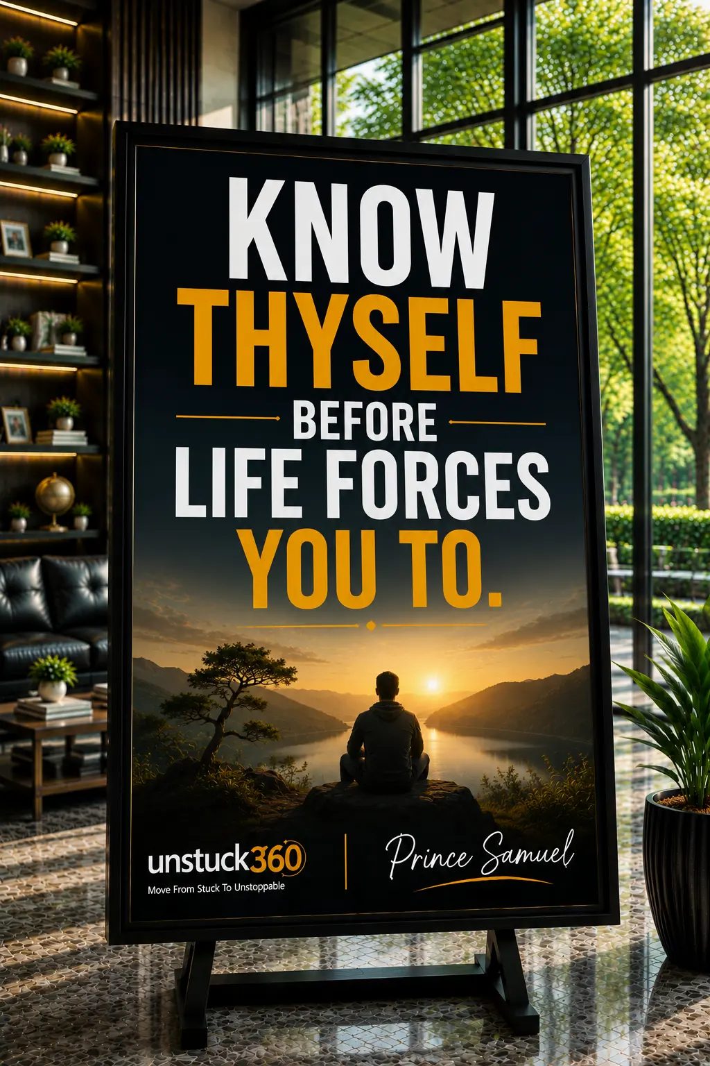 "Know thyself before life forces you to."
Many people only discover who they truly are when life pu...