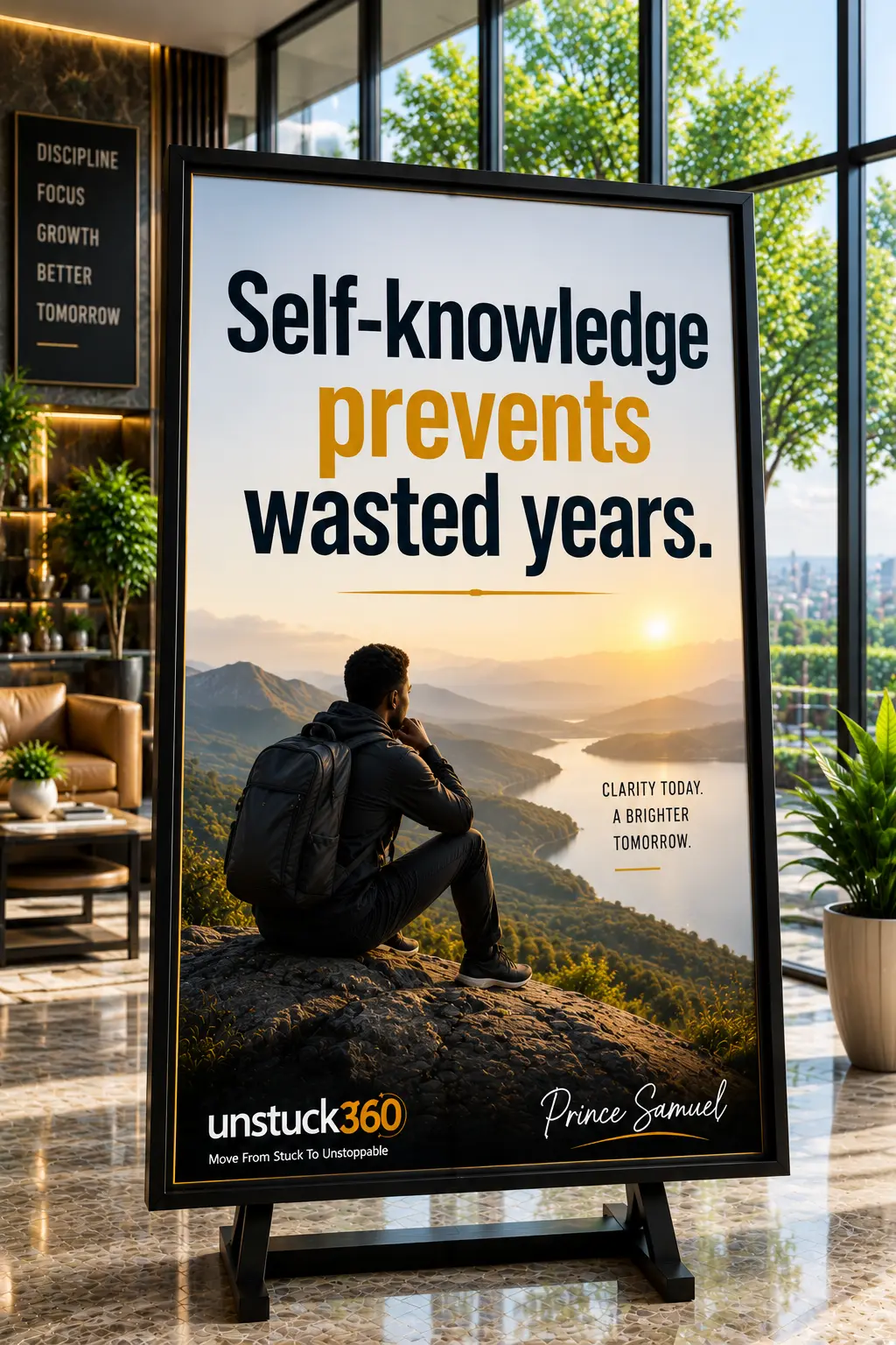"Self-knowledge prevents wasted years."
Many people spend years in the wrong careers, wrong relatio...