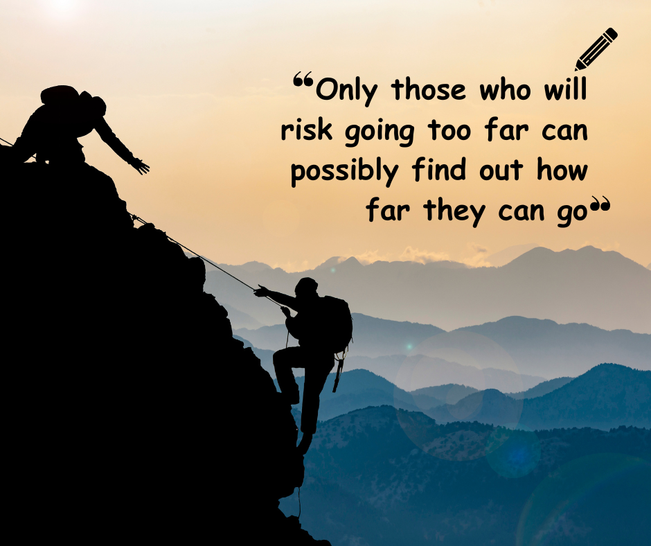 Go Beyond Your Limits 💫
Only those who are willing to risk going too far can discover how far they...