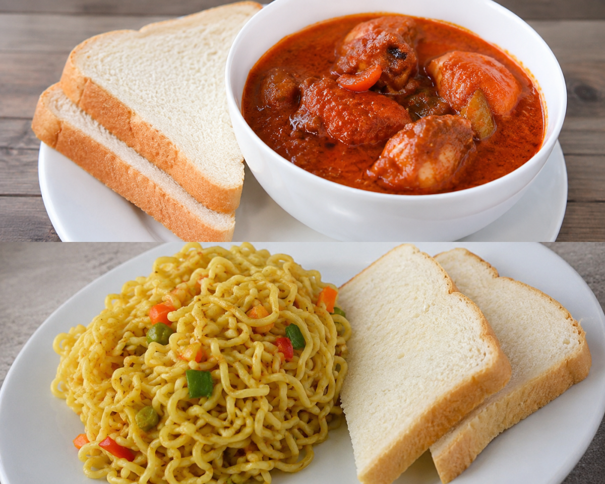Why do you eat bread and stew? There are some food combos people eat, and I know it stems from traum...