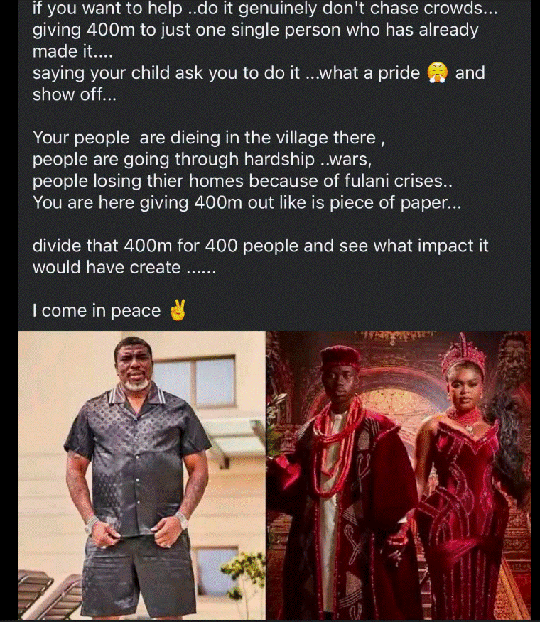 Do we have Opinion On Another Man’s Money??
Are we suppose to tell people how to spend their money?