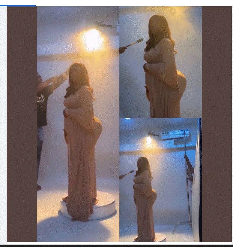 Nollywood actress Lara Olowolagba shared the photo below after welcoming her baby into the world. ❤️...