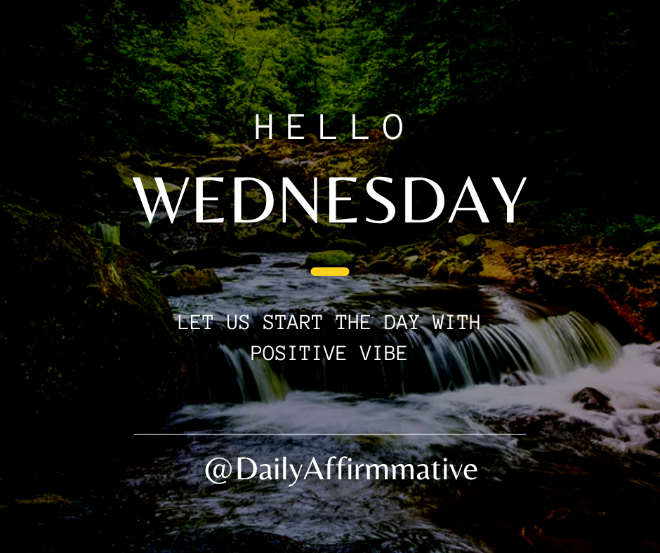 π Hello, Wednesday!π
Let's start the day with a positive vibe and a grateful heart. Every sunrise...