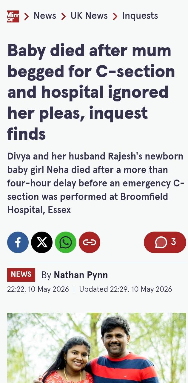 As you can see it's not only Africa that has a bad healthcare system
This happened in Essex which...