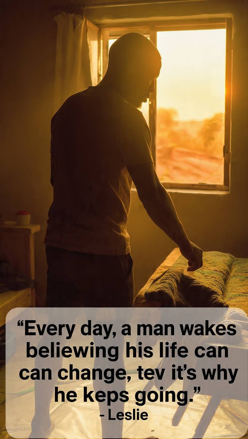 Every day a man wakes up with one belief:
My life can change.
That’s why he keeps showing up. 💪...