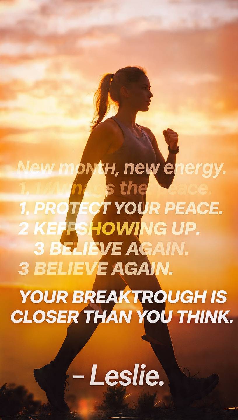 New month, new energy 💪
3 things for August:
1. **Protect your peace** - Not everything needs a r...