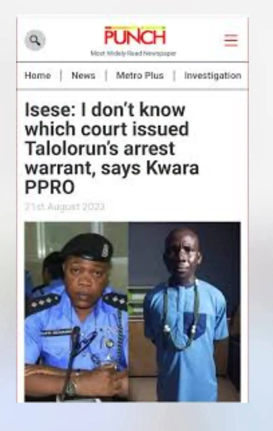 The Upper Area Court judge and others involved, including US imam, should be arrested and questioned...