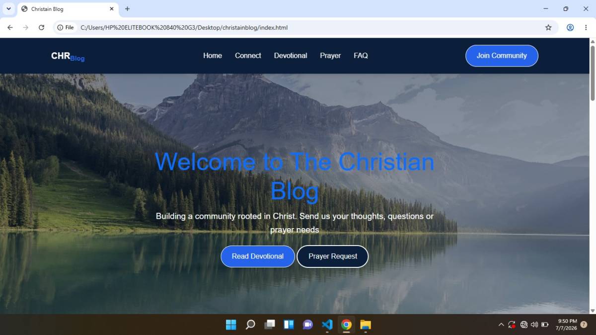I went back to one of my old projects this week. A Christian blog I built when I was learning Bootst...