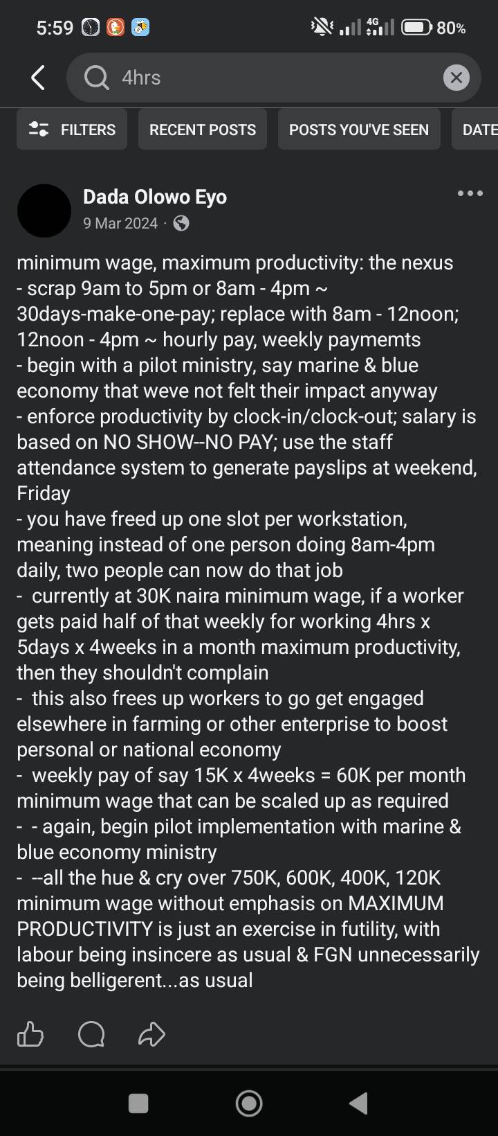 >pay nigerian workers what they truly deserve after cutting their work hours by 50%
>they should th...