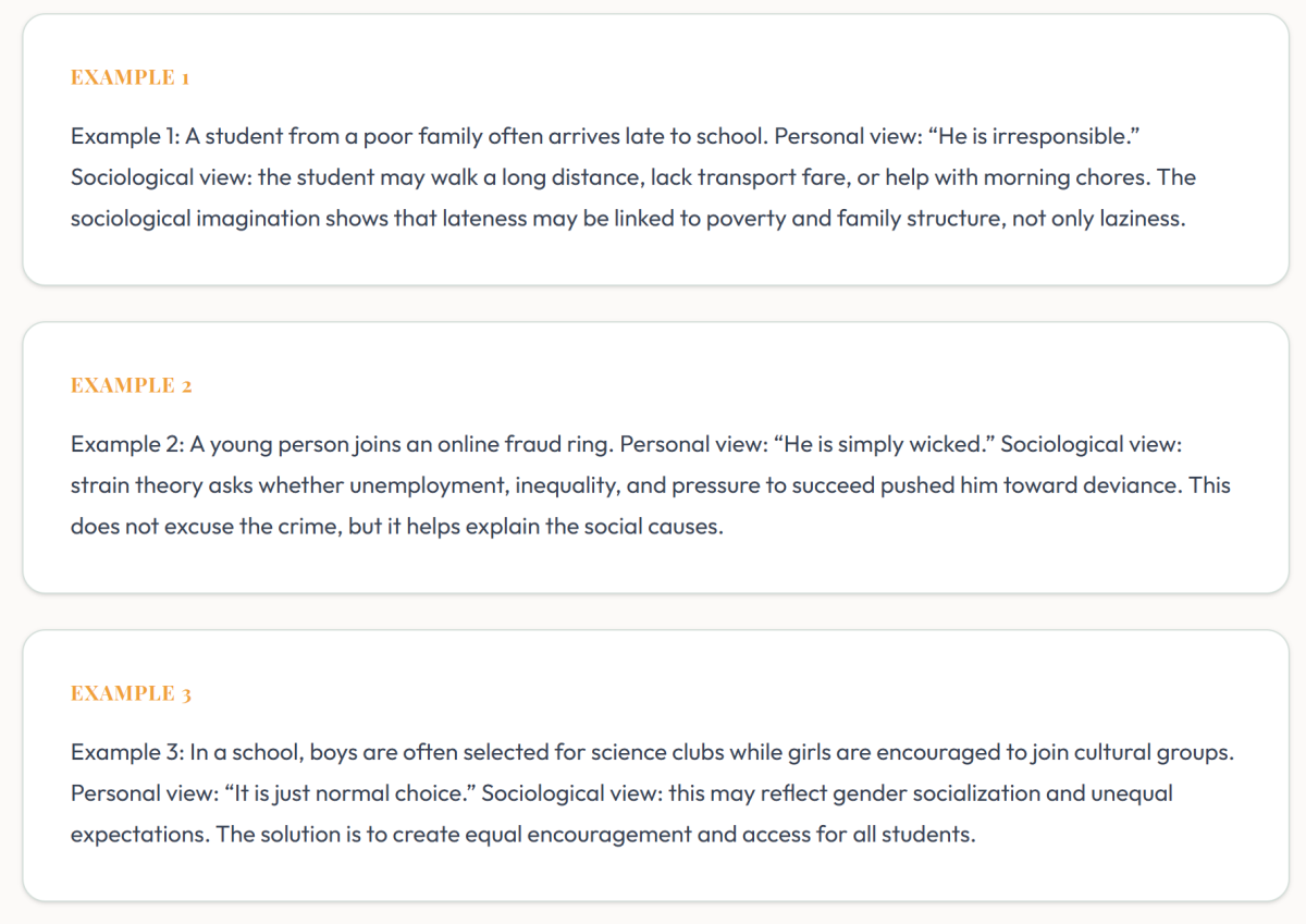 The Sociological Imagination
The sociological imagination is the ability to see the link between pe...