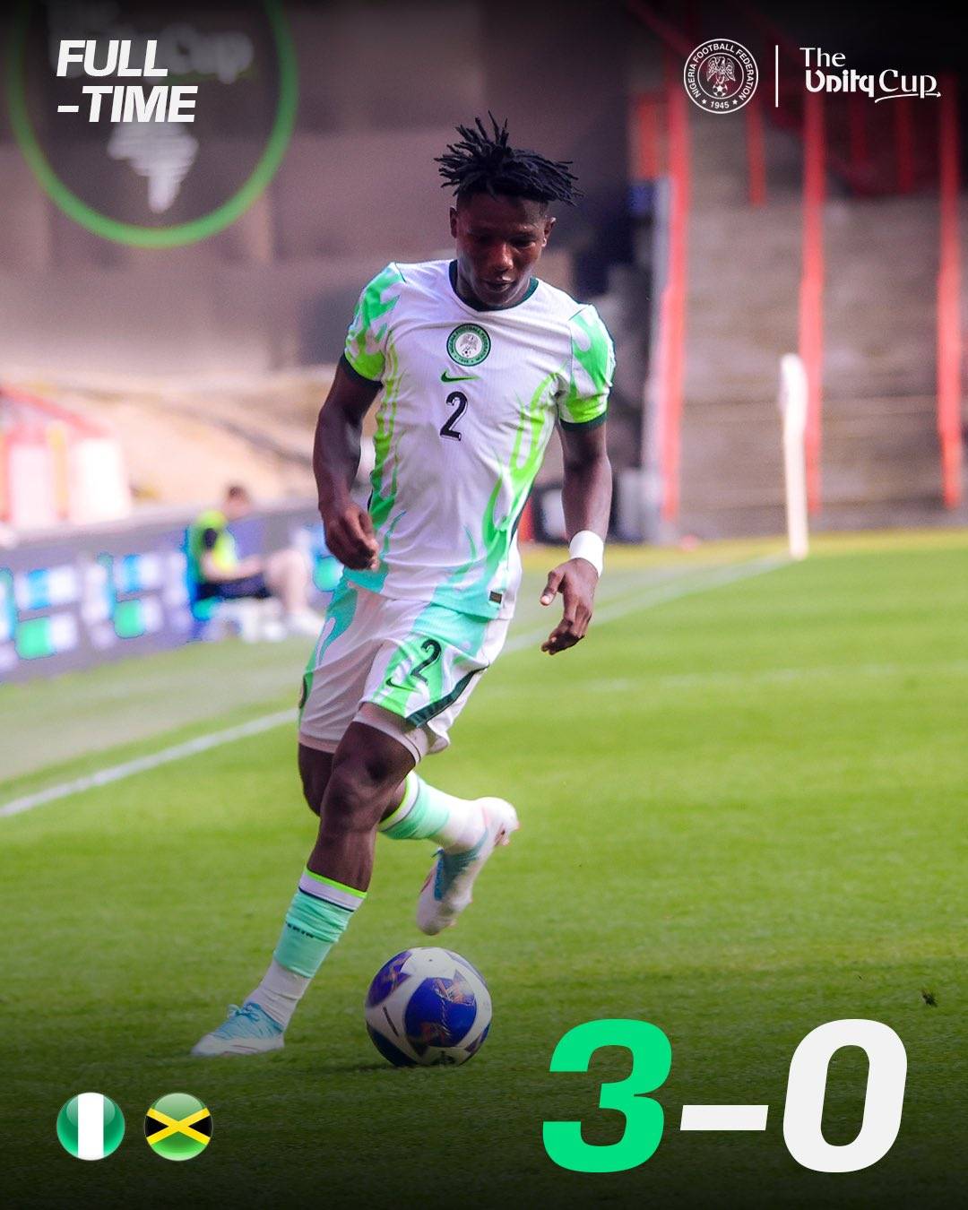 Nigeria has retained the Unity Cup title with a dominant 3-0 victory over Jamaica π¦
π³π¬β½
The Super...