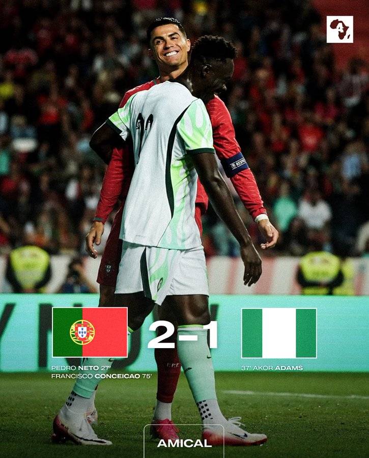 Portugal narrowly won their final pre-World Cup friendly match against Nigeria, 2-1.
⚽🇵🇹 Pedro Net...