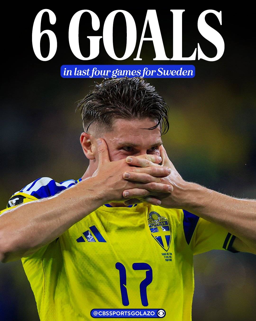 Sweden's 5-1 drubbing of Tunisia was the most goals they've scored in a World Cup in 88 years ⚽🔥....