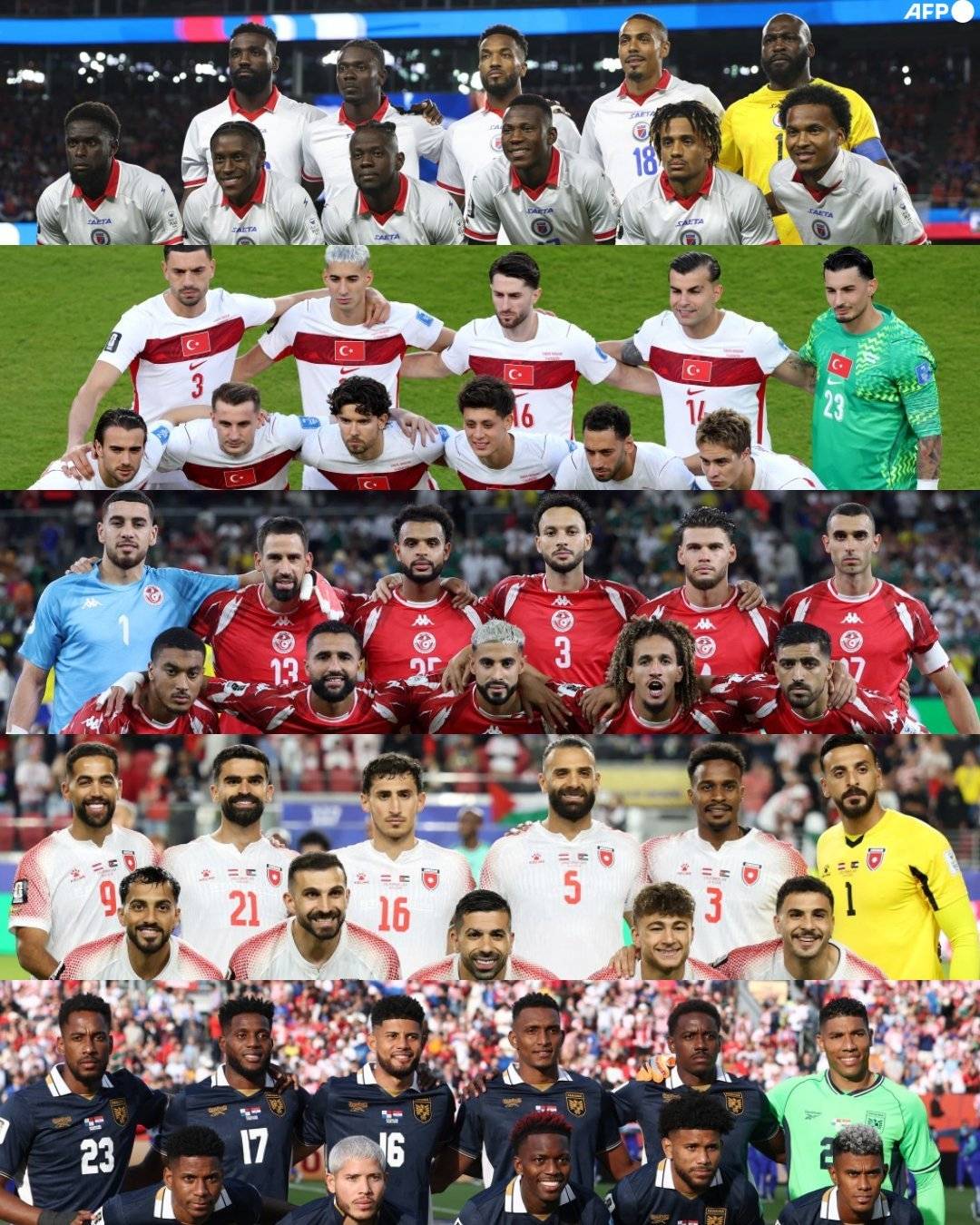 These are the first 5 national teams eliminated from the #FIFAWC2026:
โ Haiti ๐ญ๐น
โ Turkey ๐น๐ท
โ T...