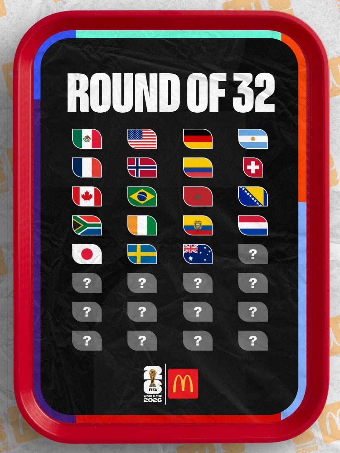 More than halfway there!. The #FIFAWC2026 Round of 32 is taking shape โฝ๐ซ๐ฅ
๐ The qualifed countr...