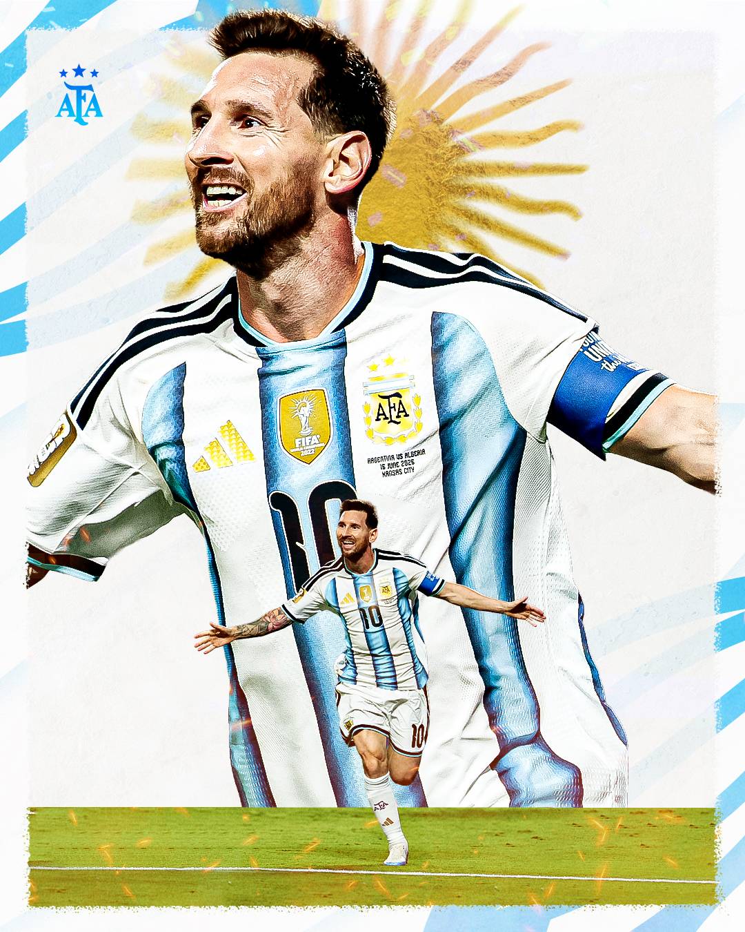 ๐ฆ๐ท Lionel Messi:
โ First World Cup goal: June 16, 2006
โ Latest World Cup goal: June 22, 2026
๐ต๐น...
