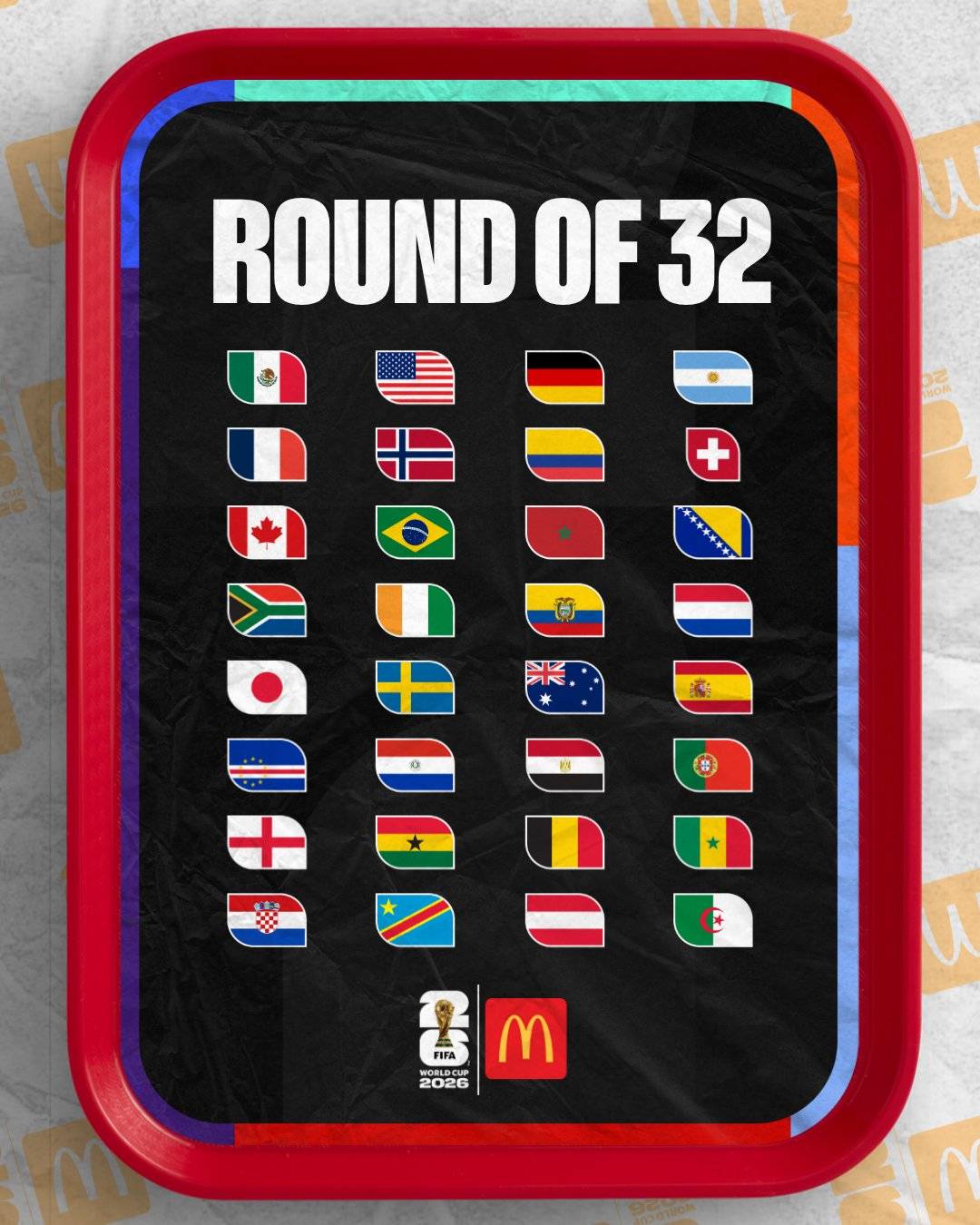 The #FIFAWC2026 Round of 32 is set โฝ๐
โ
All 32 teams qualified for the knockout stage are:
1....