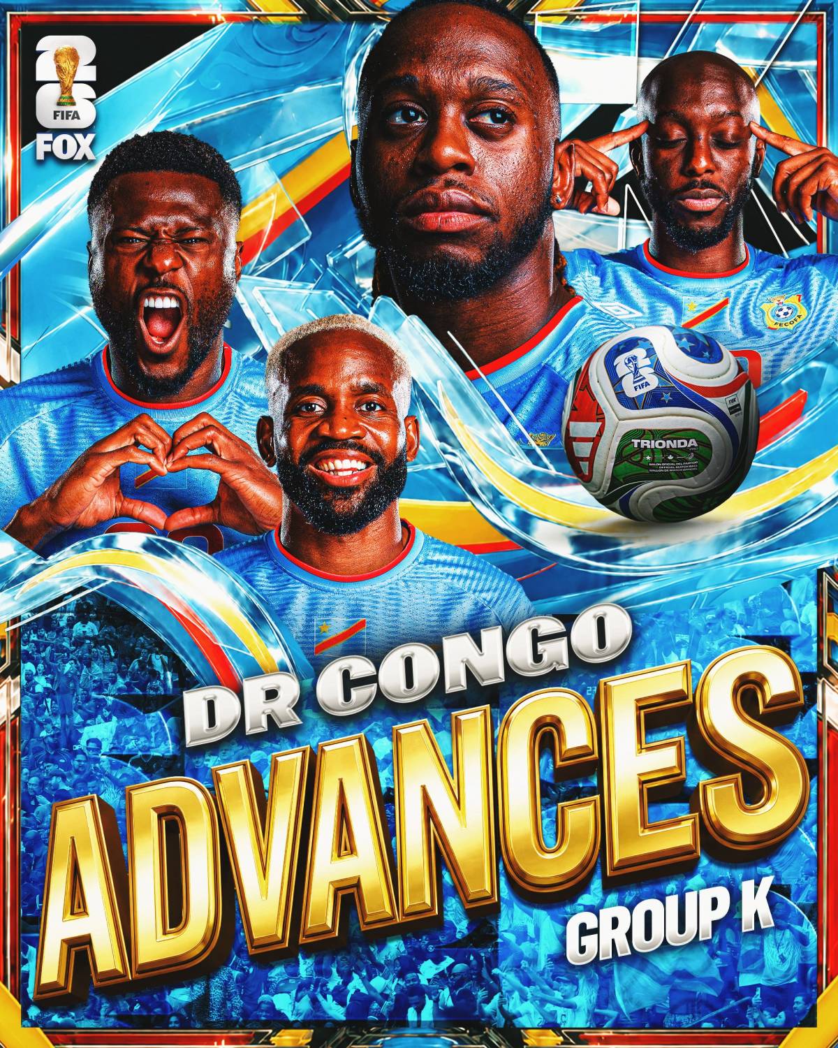 History for DR Congo! ๐จ๐ฉ
A massive 3-1 victory over Uzbekistan sealed their place in the #FIFAWC202...