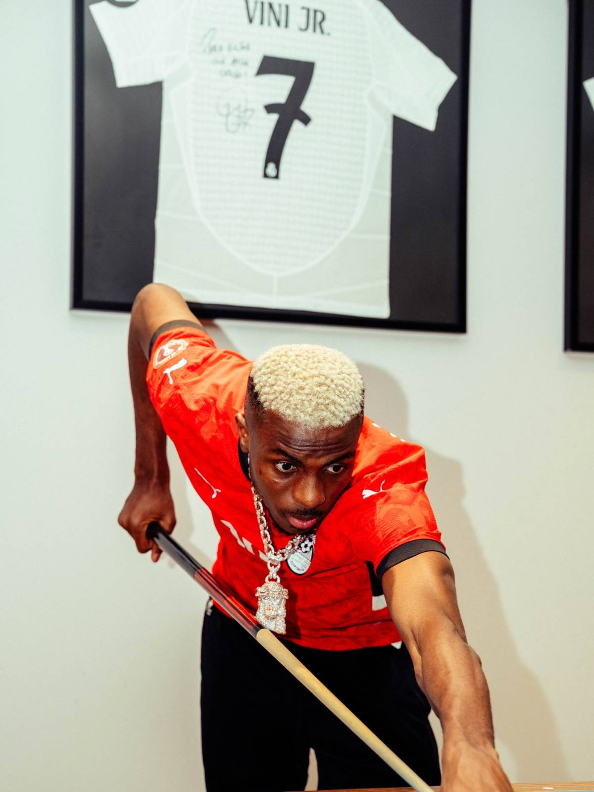 Nigerian superstar Victor Osimhen showed his support for Egypt and Mohamed Salah, The Egyptian King,...
