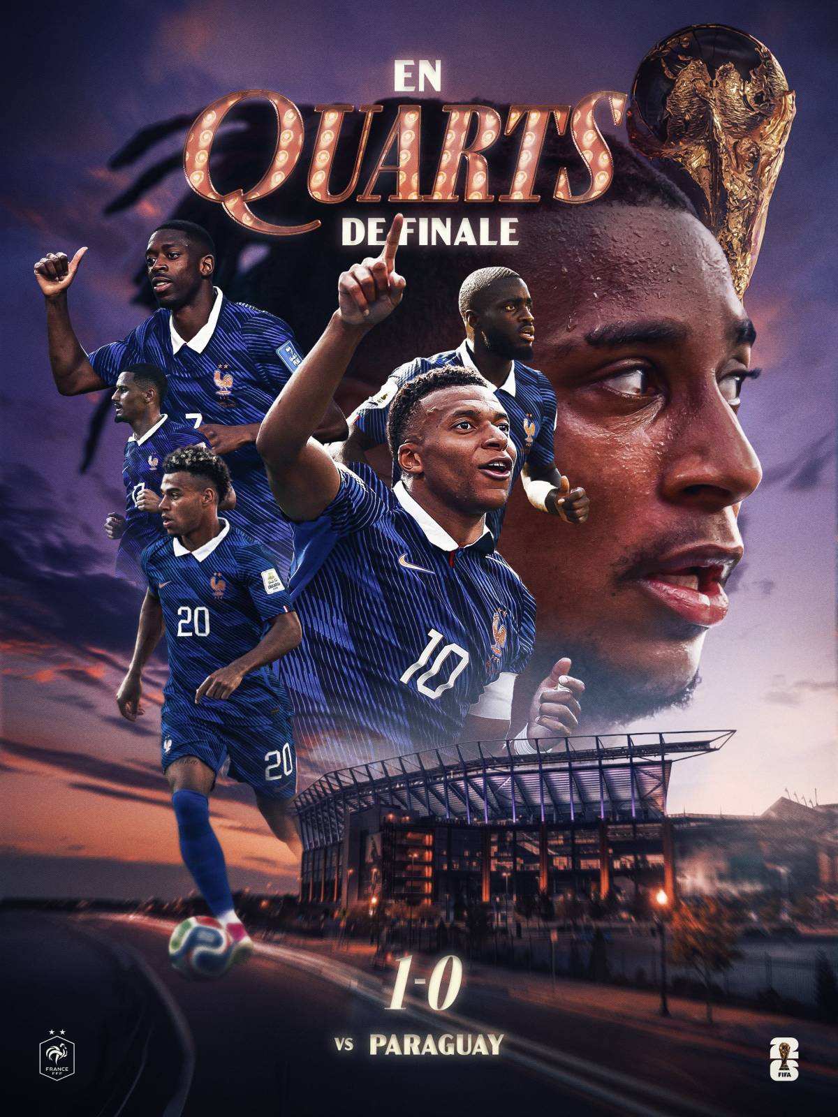 With France's #FIFAWC2026 0-1 victory, they secured a spot on the quarterfinals and now have 150 Wor...