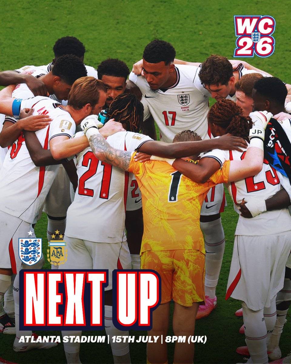 England are World Cup semi-finalists once again!. The Three Lions have now reached at least the quar...