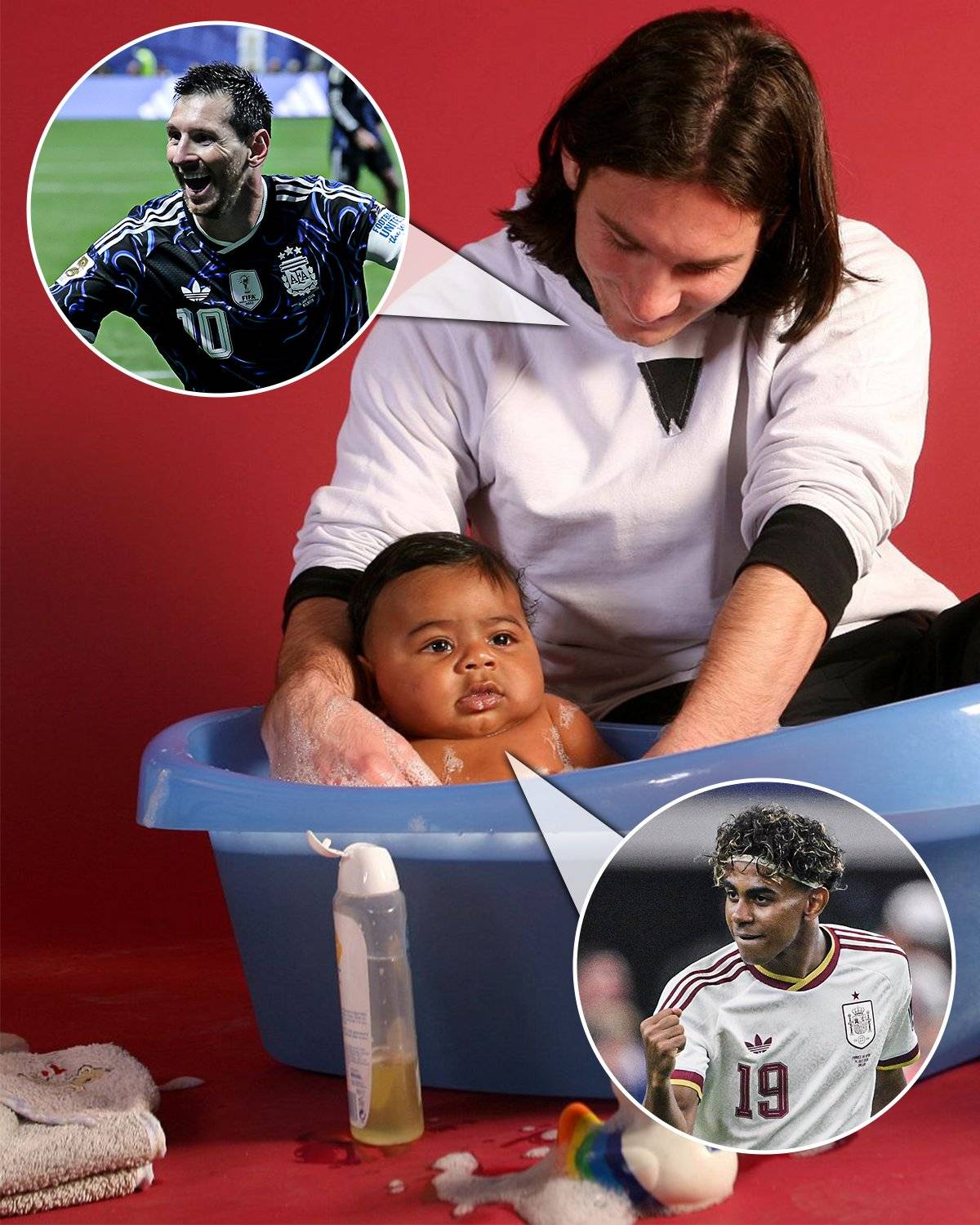 In 2007, Lionel Messi held a baby for a special UNICEF photo shoot. That baby grew up to be Spanish...