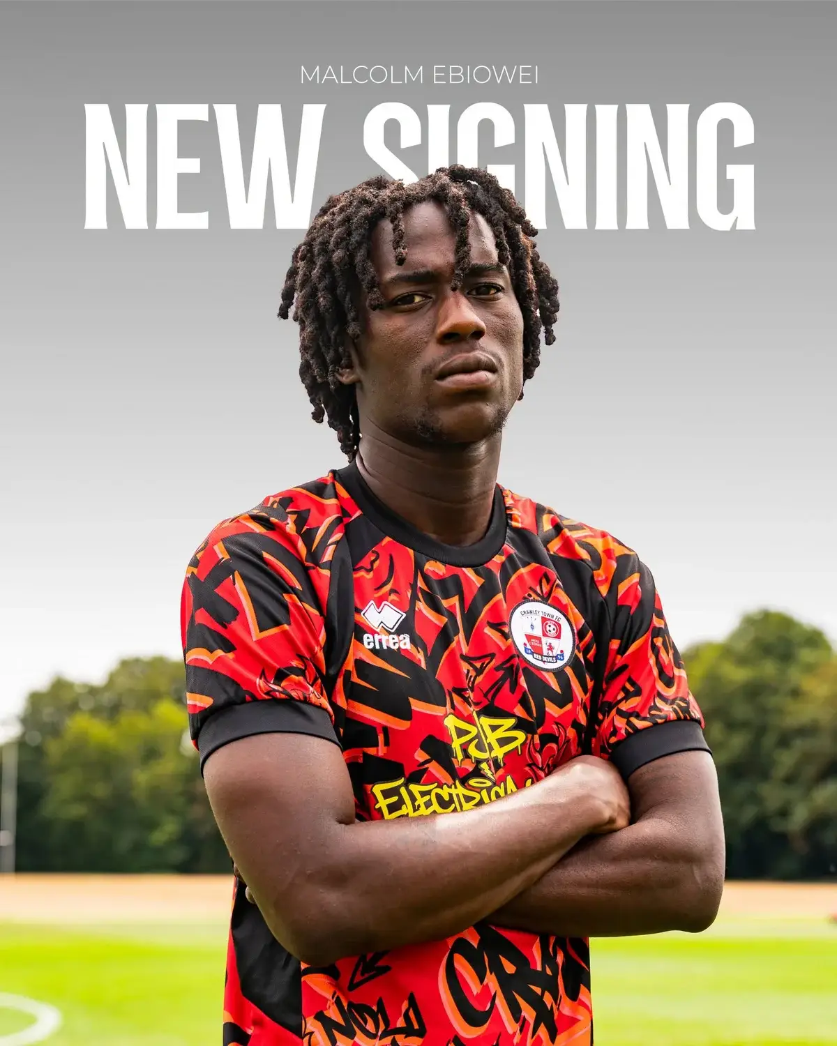 EFL League Two side Crawley Town announced the signing of Malcolm Ebiowei, who arrives on a two-year...