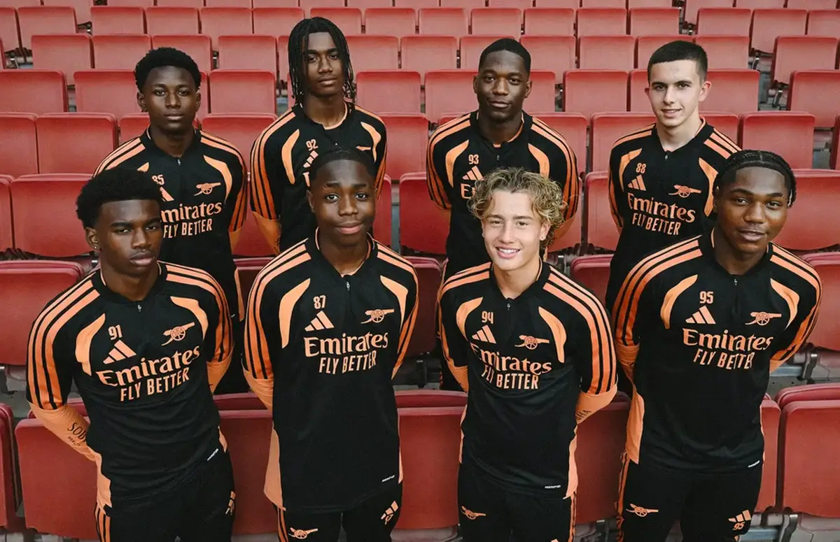 Four teenagers of Nigerian descent are among the nine young Gunners that Premier League champions Ar...