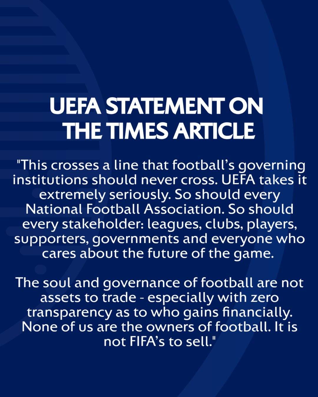 UEFA has called an emergency meeting of their 55 members for Thursday afternoon to discuss a coordin...