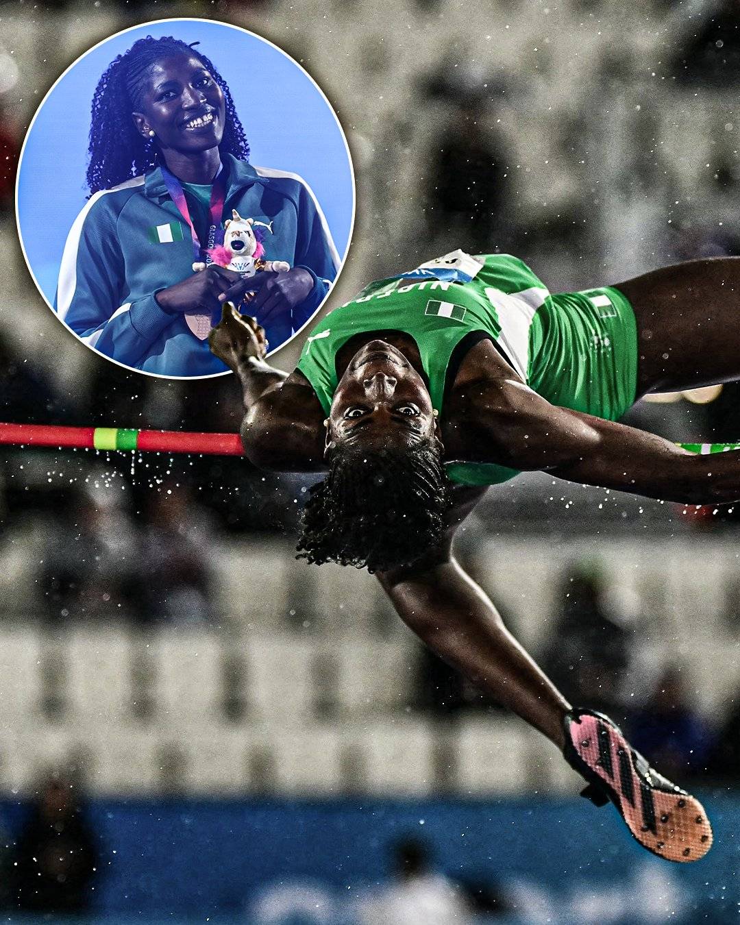 Temitope Adeshina made history for Nigeria ๐ณ๐ฌ๐ฅ
Under the pouring rain, the 19-year-old became the...