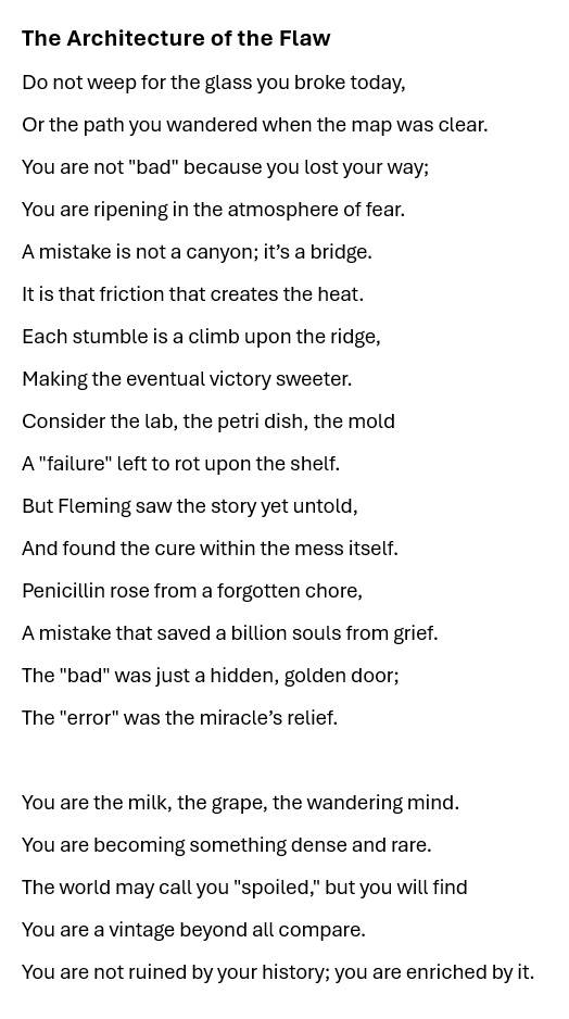 The Architecture of the Flaw ๐๐ช
No dey cry because you break glass today,
Or you lost road when t...