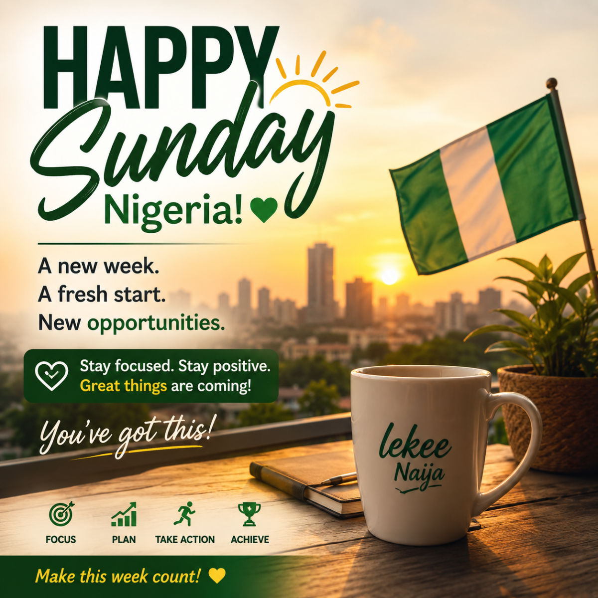 π HAPPY SUNDAY, Lekeelekees! π³π¬β€οΈ
As you step into a new week, remember this:
Some people are wai...