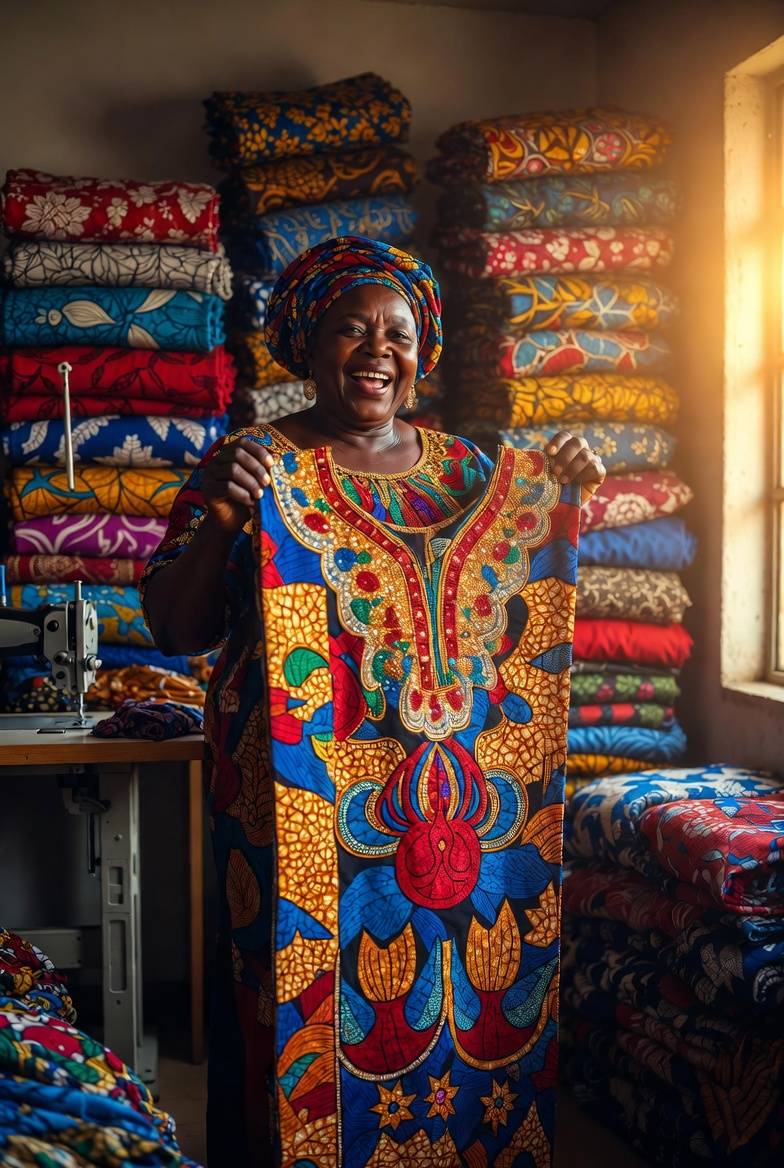 ๐ The Nigerian Tailor Who Became a Millionaire from One Viral Ankara Design ๐งต๐ฐ
In 2022, Mama Ais...