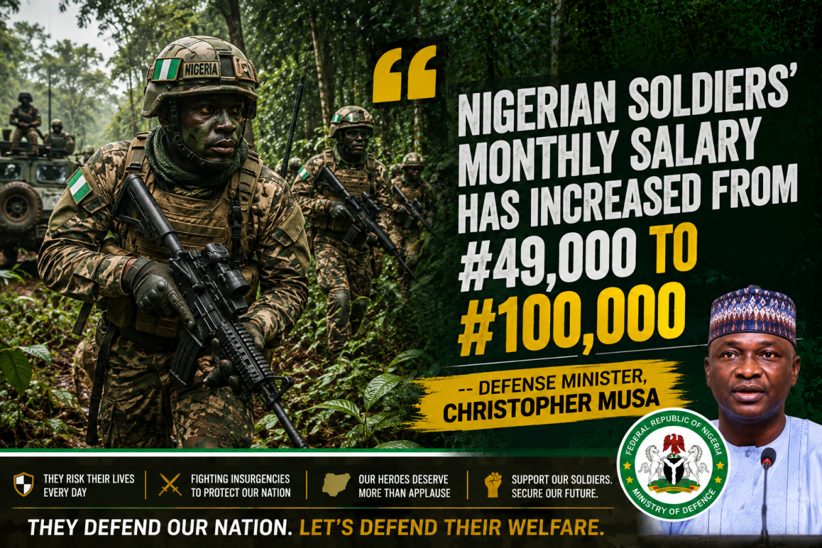 π³π¬ "Our Soldiers Deserve More Than Applause!" ππ³π¬
According to widely circulated reports, Nigeria's...