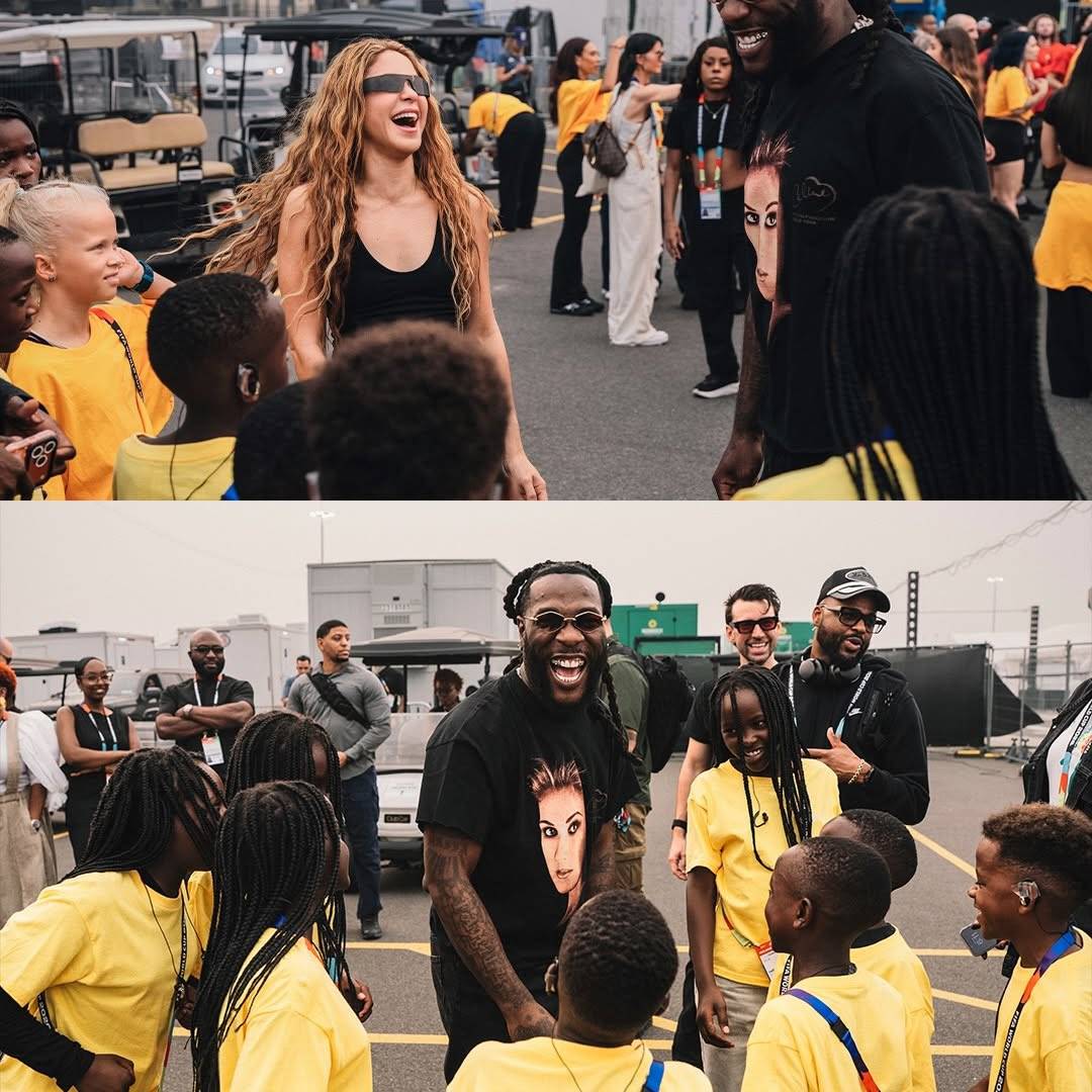 Sunday Prep! โค๏ธโ๐ฅ Burna Boy and global music icon Shakira are already in World Cup mode ahead of th...