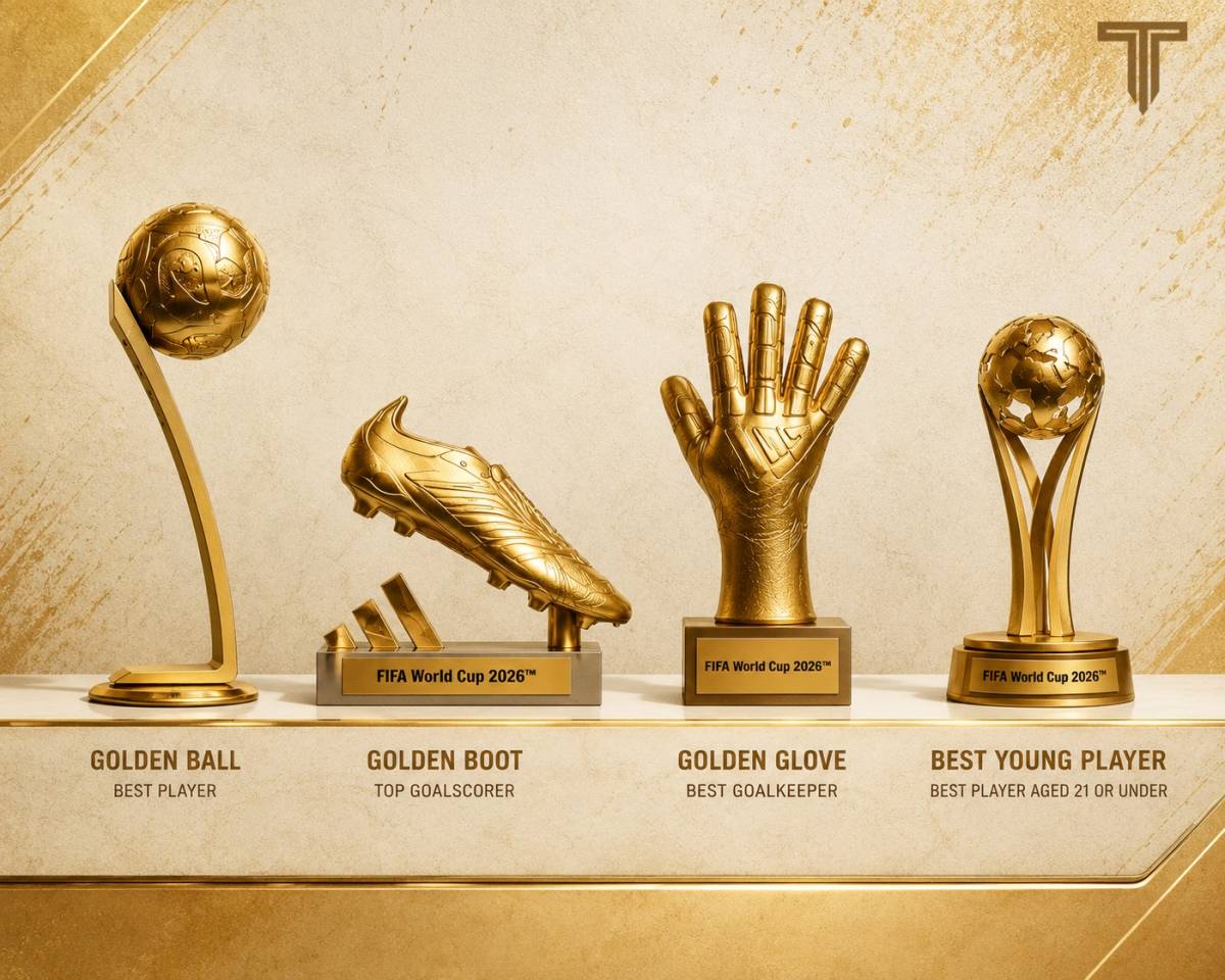 ๐จ These 4 individual awards will be handed out after the World Cup Final:
๐ฅ Golden Ball:
โฝ Gol...